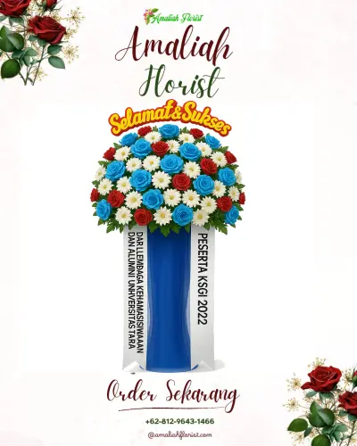 Standing Flower di Landasan Ulin Barat
